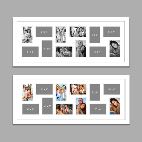 Large Multi Photo Picture Frame for 12 6