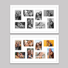 Load image into Gallery viewer, Multi Photo Frame to Hold 8 - 6&quot;x4&quot; photos in a White Frame - Multi Photo Frames
