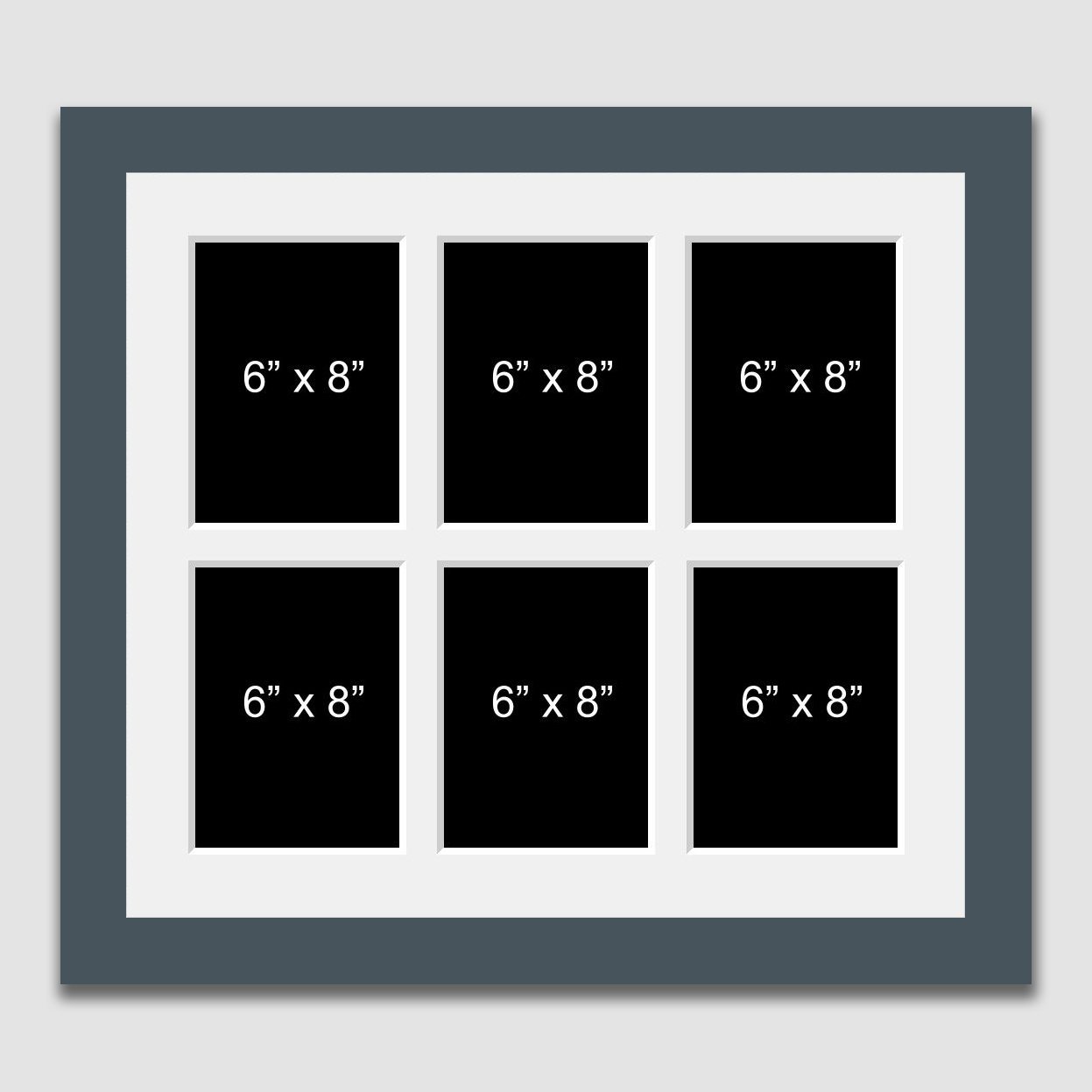 Multi-Photo Picture Frame | 6 Apertures - 6